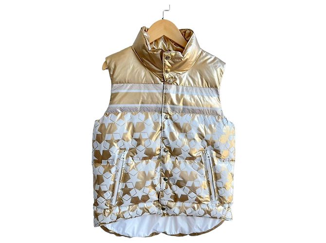 Autre Marque Abrigo sin mangas Dior con cuello levantado Multicolor