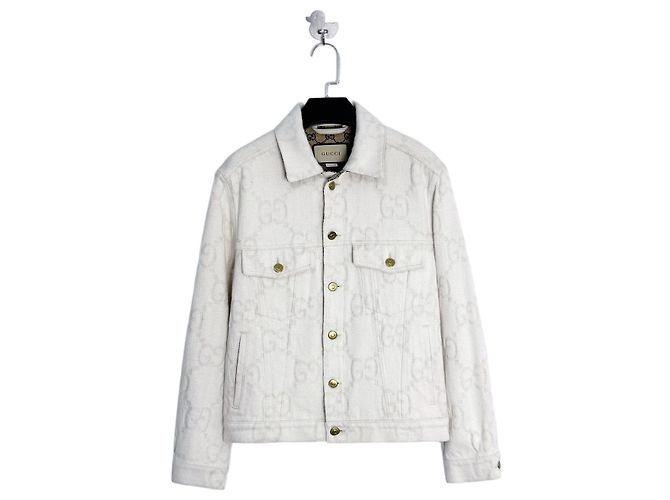 Chaqueta reversible Gucci de algodón Mujer IT44 Multicolor