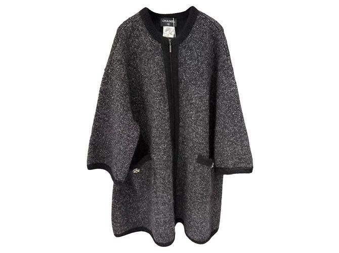 Chanel Strickjacke aus Kaschmir Grau