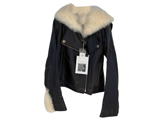 Chanel Leather Jackets Black