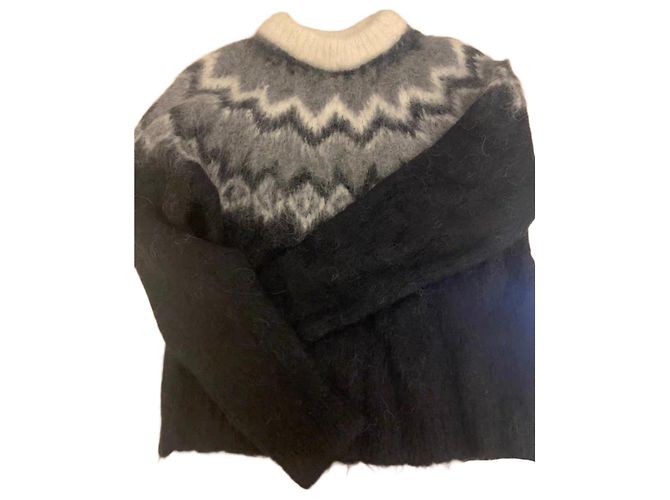 Céline Strickjacke aus Wolle Damen XS Mehrfarben