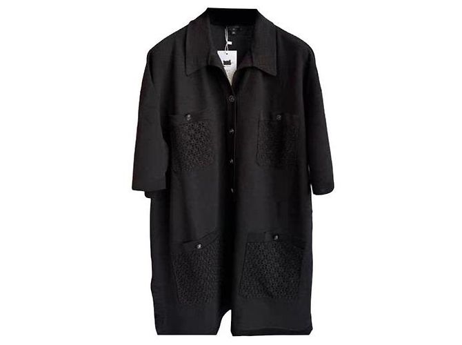 Chanel Kleid schwarz Viskose