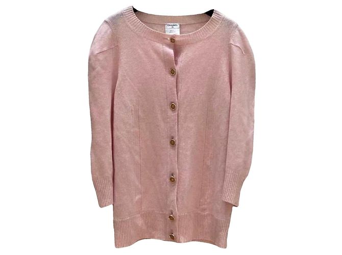 Chanel Strickwaren aus rosa Kaschmir Pink