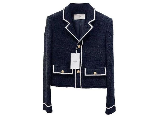 Céline Wool Jacket Women Size 36 Multiple colors