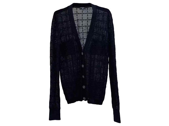 Chanel Strickware aus Baumwolle Schwarz