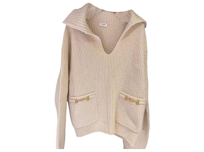 Pull en cachemire Céline beige