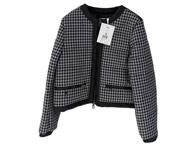 Autre Marque Dior Wool Biker Jacket Size 40 Multiple colors