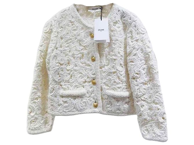 Céline Wool Jacket Multi Color Size 34 Multiple colors
