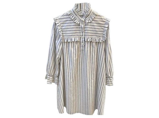 Robe en lin Céline Multicolore