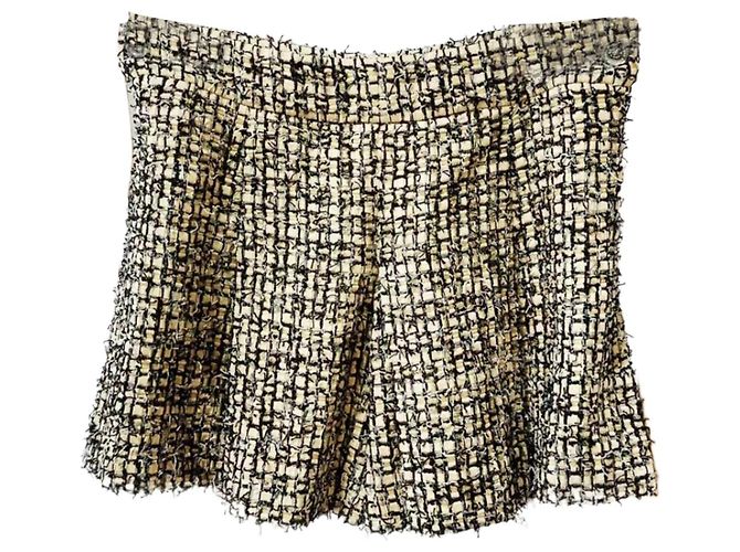 Shorts Chanel de Tweed Multicor