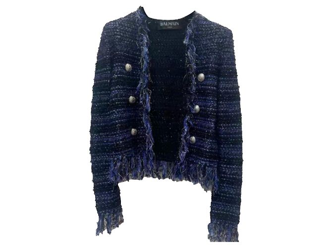 Chaqueta Balmain de viscosa para mujer Talla 40 Multicolor