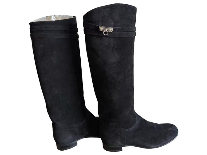 Hermès Suede Boots Women Size 37 Multiple colors