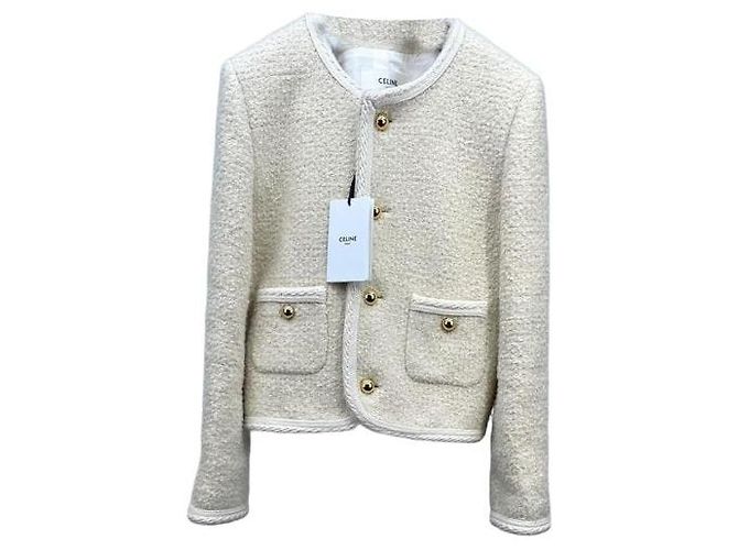 Chaqueta de cachemire Céline mujer talla 38 Multicolor