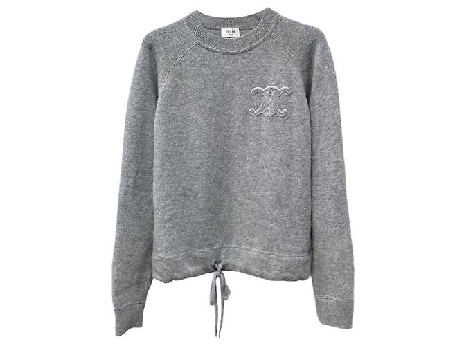 Jersey de cachemira gris Céline