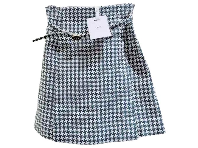 Falda Dior de algodón talla 38 Multicolor