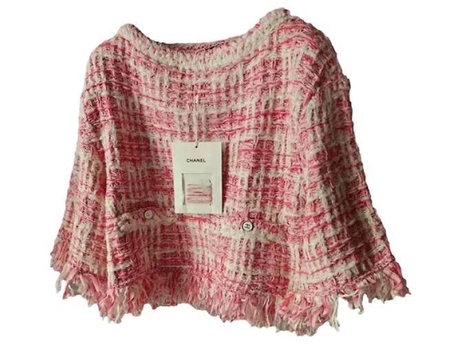 Chanel Strickware aus Baumwolle Rosa Pink