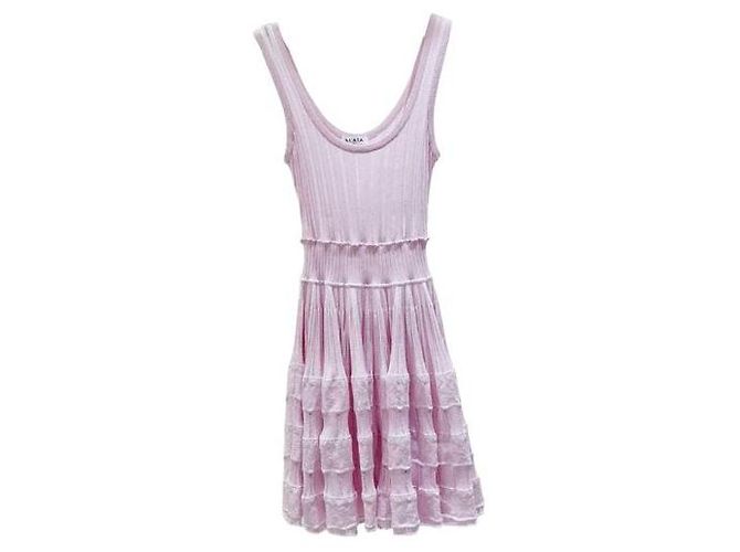 Autre Marque Alaïa Kleid aus Viskose Mehrfarben