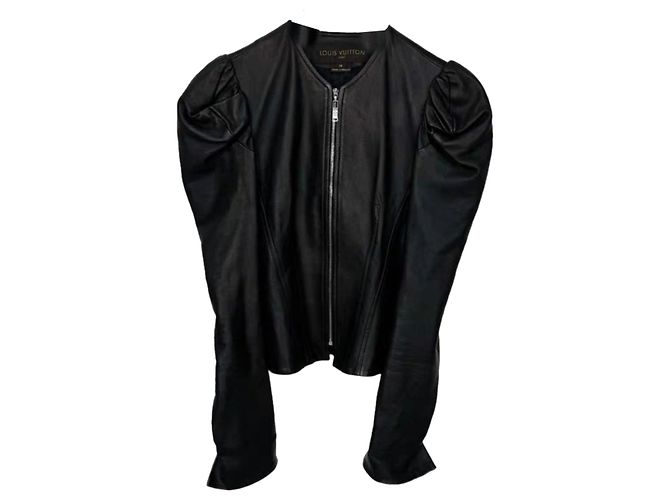 Louis Vuitton Lederjacken Schwarz