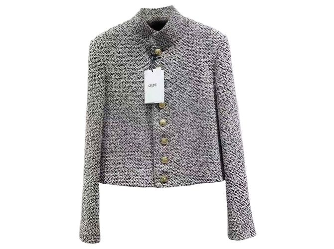 Céline Wool Jacket Multi Color Size 34 Multiple colors