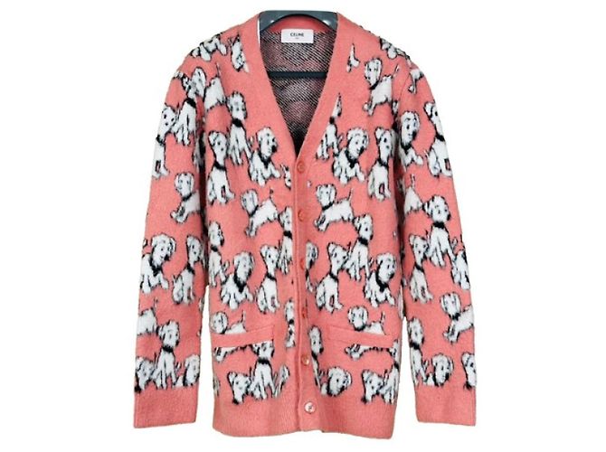 Céline Strickjacke aus Wolle Damen XS Mehrfarben