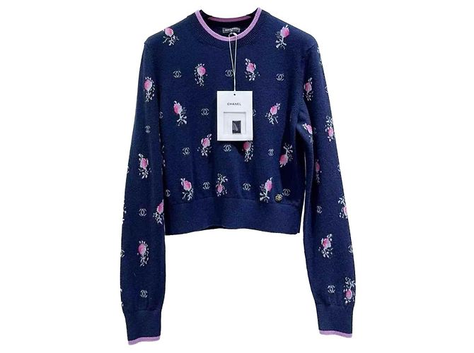 Chanel Prendas de Punto de Cachemire Mujer Talla 36 Multicolor