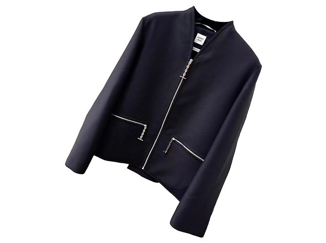 Hermès Mäntel Schwarz