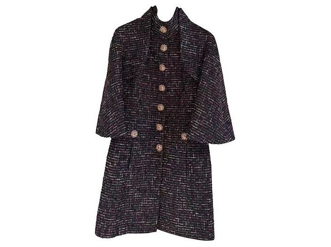 Chanel Wool Coat Women's Size 34 Multiple colors