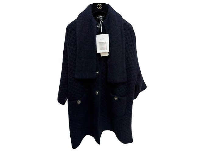 Chanel Cashmere Coat Multi Color Size 36 Multiple colors