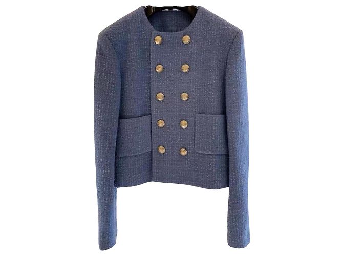 Céline Wool Jacket Women's Size 38 Multiple colors