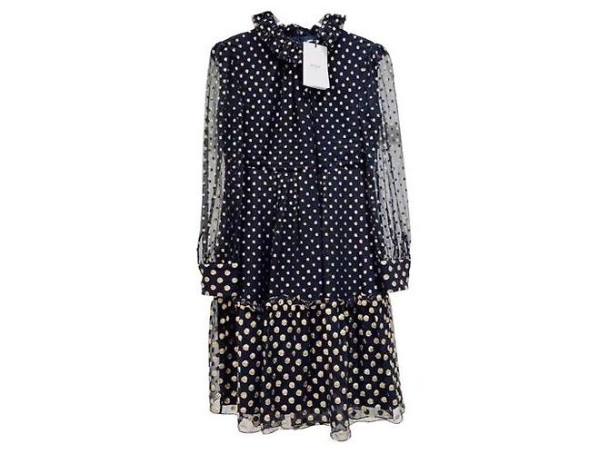 Céline Silk Dress Multi Color Size 38 Multiple colors