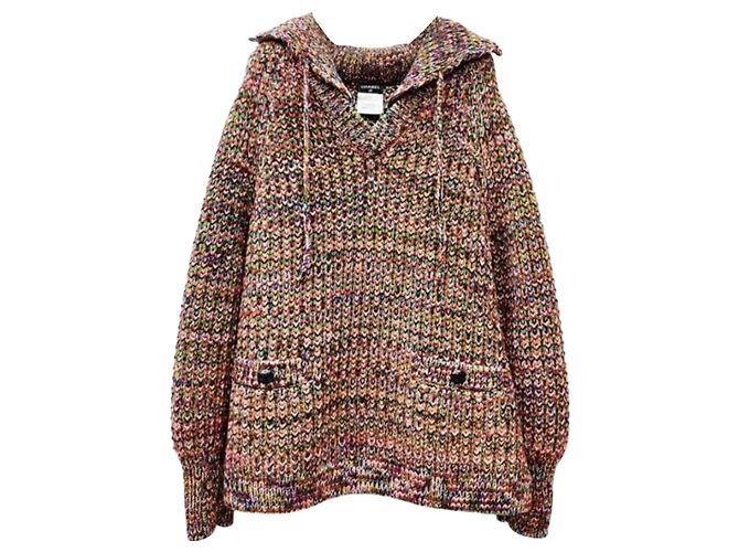 Chanel Strickjacke aus Wolle mehrfarbig Größe 36 Mehrfarben