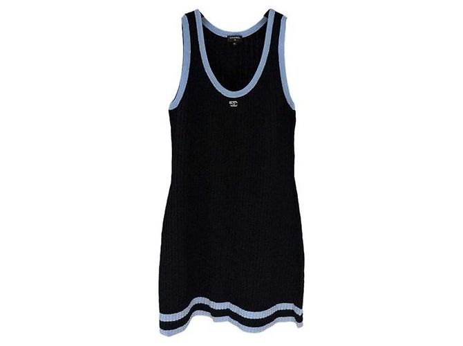 Vestido Chanel de algodão 40 FR Multicor