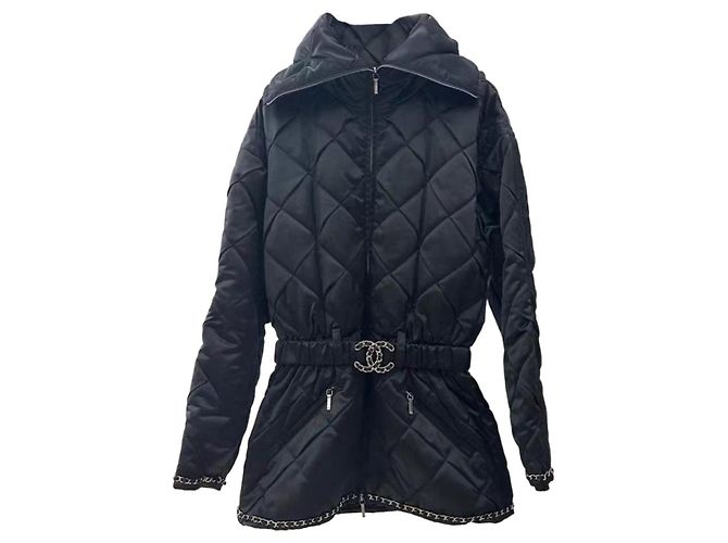 Chanel Leather Jackets Black