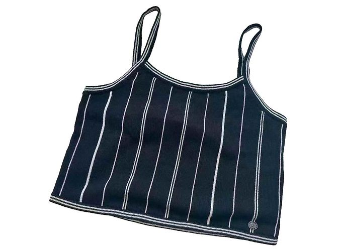 Chanel Strickware aus schwarzem Kaschmir Größe 38