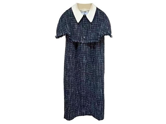 Vestido Chanel de tweed Multicolor