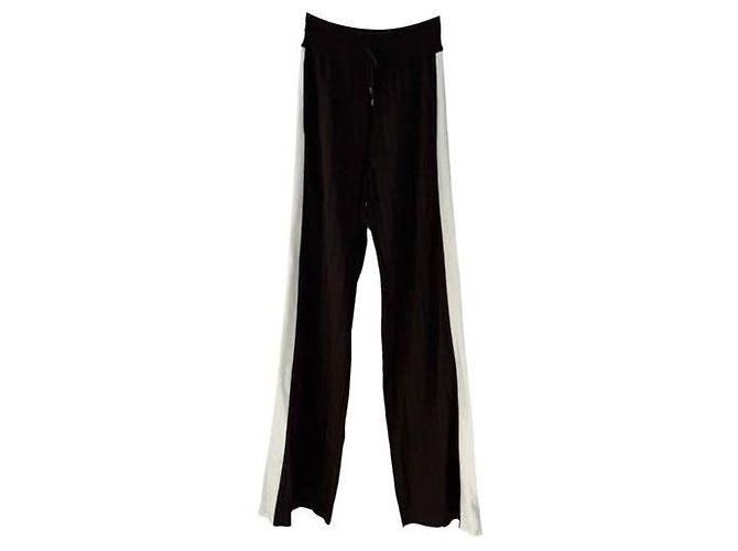 Pantalones Hermès de lana mujer 38 Multicolor