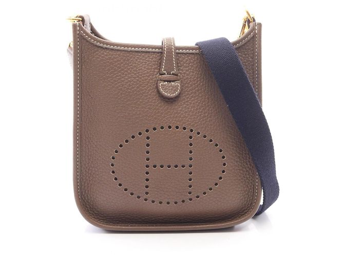 Hermès Sac à épaule Hermes Evelyne TPM Amazon Marron Taupe