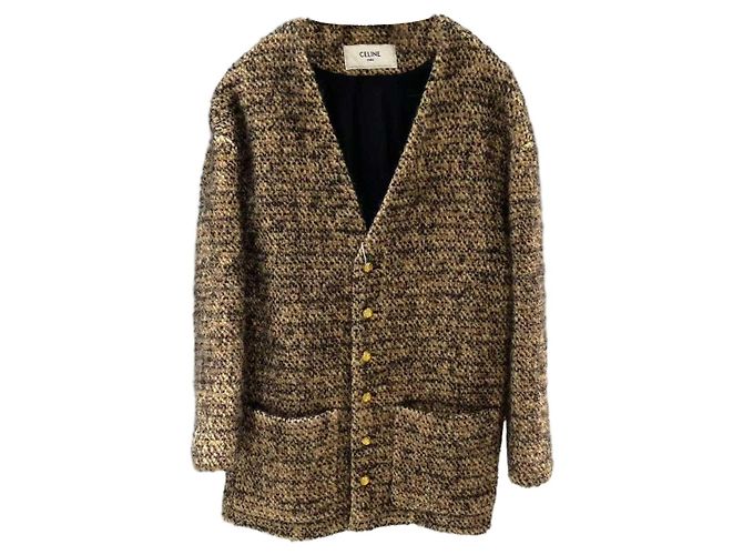 Céline Wool Jacket Women's Size 38 Multiple colors