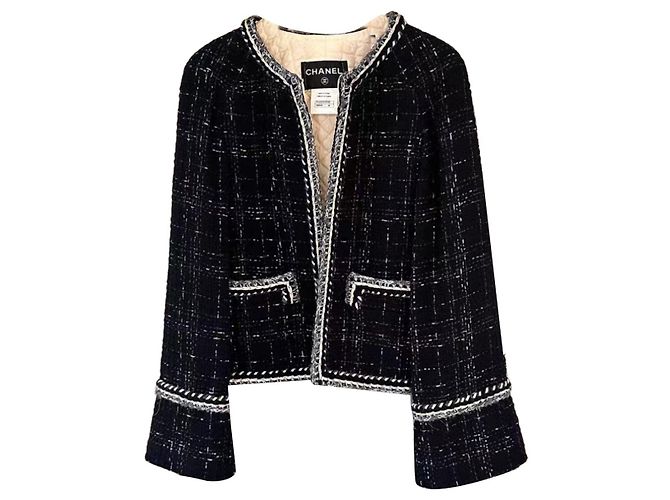Chanel Tweed Coat Size 36 Multiple colors