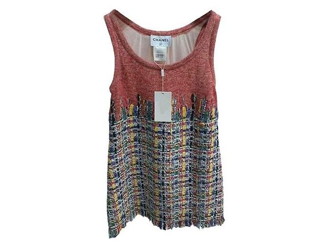 Vestido Chanel de algodón Multicolor