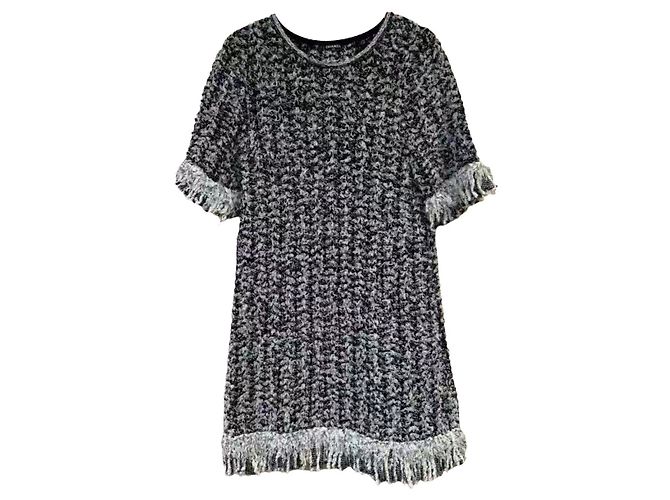 Vestido Chanel de algodón talla 38 Multicolor