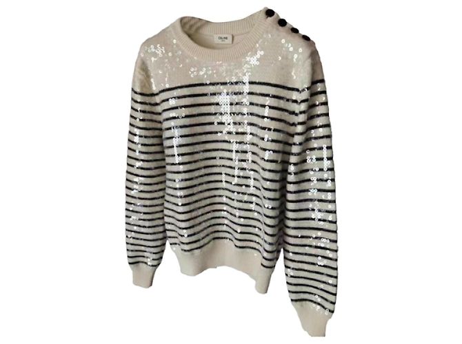 Pull en laine Céline Multicolore
