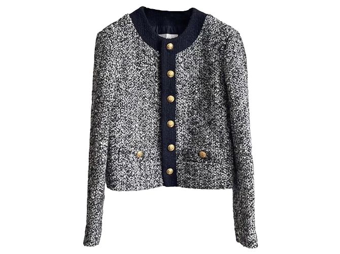 Céline Wool Jacket Multi Color Size 34 Multiple colors