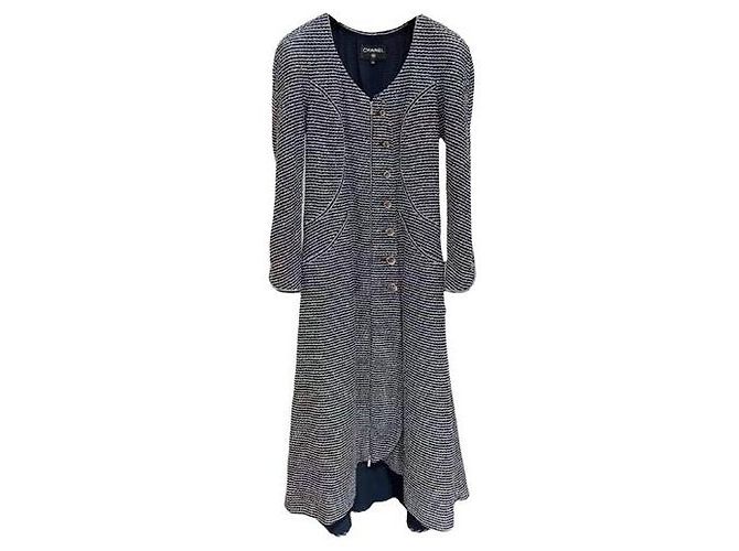 Abrigo Chanel de tweed Multicolor