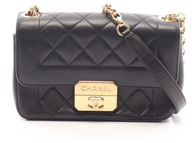 Borsa a tracolla Chanel Chic With Me Matelassé Nero