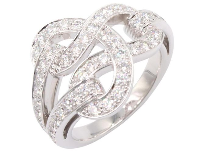 Cartier Agrafe Diamantring Weiß