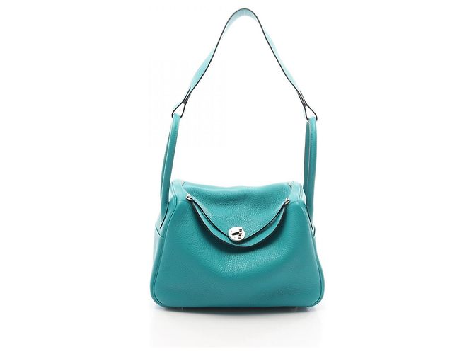 Hermès Bolsa de Ombro Hermes Lindy 26 Verde