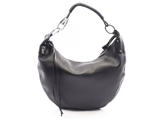 Borsa a tracolla Gucci in pelle nera Nero