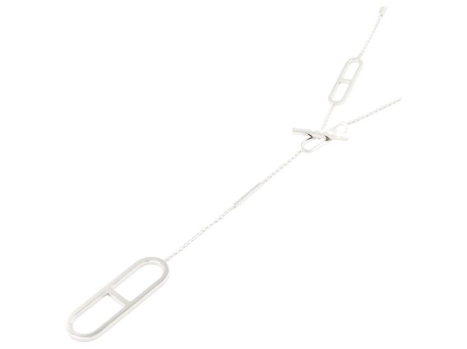 Hermès Collar largo Hermes Ever Chaine d'Ancre Plata