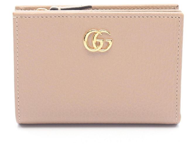 Gucci Double G Bi-fold Geldbörse Beige